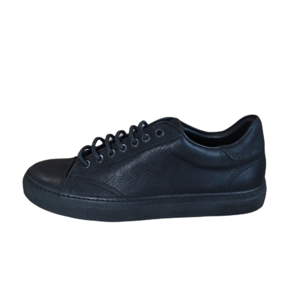 Wings + Horns All Black Low-Top Leather Sneaker Leather Laces EU 39 - Picture 5 of 10